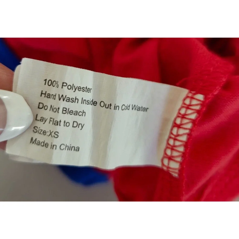 Lets Get Lit Puppy Dog Pet Shirt XS Red Blue Firecracker July 4th Dog Outfit USA